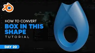 Learn convert a box in this shape | 30 days Product modeling Tutorial | blender modeling tutorial 20