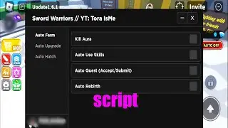 Sword Warriors Script Hack GUI: Kill Aura, Auto Skills & More
