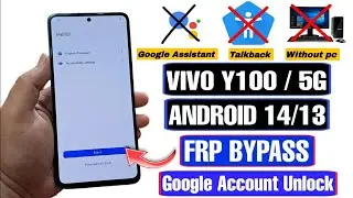 VIVO Y36 FRP Bypass Android 14 | VIVO Y36 Google Account Remove | FRP VIVO Y36 5G | V2247/V2248 FRP