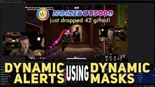 Create Dynamic Twitch Alerts Using Dynamic Masks - OBS & STREAMER.BOT TUTORIAL