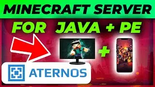 How to make Server for Java and Pocket Edition | Aternos Minecraft Server