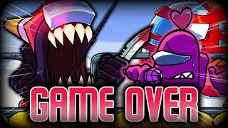 FNF Game Over But Black Impostor and Pink Impostor Sing It || VS Impostor V4