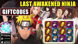 Last Awakened Ninja & All 8 Codes Gameplay - Naruto Idle RPG Android Game