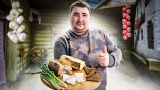 Как ПРАВИЛЬНО засолить САЛО. Сало холодного копчения. ENG SUB