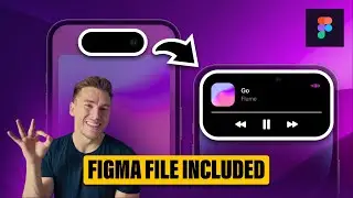 Apple’s Dynamic Island Animation in Figma (Beginner Tutorial)