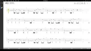 Crescerai ( Nomadi ) ,Tablatura e base Senza Basso - Backing bass track - NO BASS