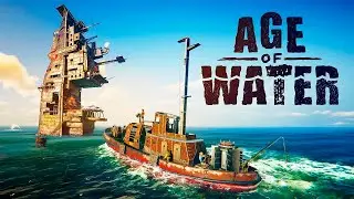 НОВЫЙ КОРАБЛЬ И СТРОИТЕЛЬСТВО БАЗЫ Прохождение Age of Water на русском языке #3