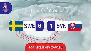 ŠVÉDSKO vs. SLOVENSKO | 6:1 | IIHF Majstrovstvá sveta 2024 - Highlighty zápasu