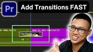 How to Add Transitions in Premiere Pro Using Shortcuts – Save Time Editing!
