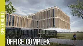 Archicad Speedbuild + Photoshop Post Production - Office Complex