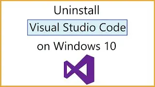 How to Uninstall Visual Studio Code from Windows 10