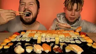 Mukbang Rolls 🍣 100 ASMR Rolls