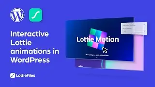 How to play a Lottie animation on hover or click in WordPress