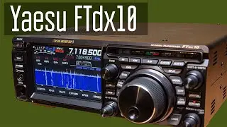 Yaesu FTDX10 HF SDR transceiver. Review, work, internal structure. Amateur Radio / HAM Radio.