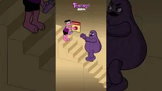 GRIMACE SHAKE encontra o TCHONGO | #grimaceshake #shorts #viral