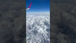 cloud video from plane window 