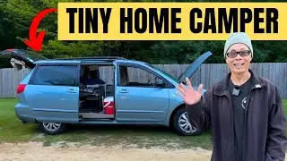 He Turned a MINIVAN into THIS?! (Brilliant DIY Camper Conversion)