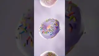 SATISFYING DONUT ANIMATION IN BLENDER 3D