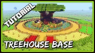 How To Build A Treehouse Base | Minecraft Tutorial