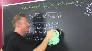 Find a point 5 units away from a point