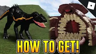 How to get the INDORAPTOR AND DOPPELGANGER DEMON BADGES & MORPHS in KAIJU WORLD | Roblox