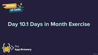 [Interactive Coding Exercise] Days in Month | 100 Days of Code: The Complete Python Pro Bootcamp