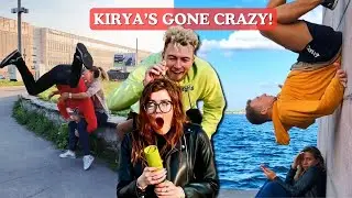 Shocking reactions in public 😉😎 which one is your favourite??? #kiryakolesnikov #prank #funny