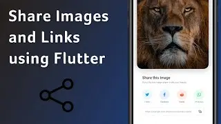 How to share Images and Links using Flutter