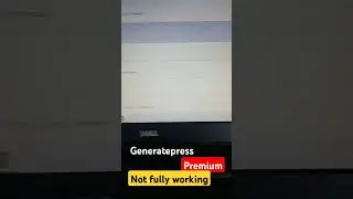 Generatepress Premium Wordpress Theme not fully working #wordpresswebsite #bloggingtips
