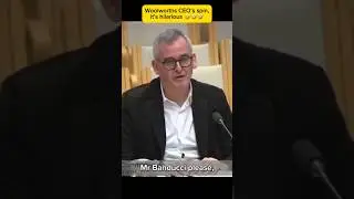 Watch how Woolworths CEO avoids answering #australia #news #woolworths