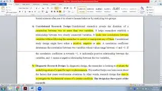 Types of Research Design