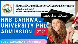 @peandsports | HNBGU PhD Notification 2021 | No. of Seats | Important Dates |