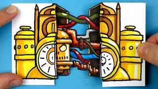 15 Amazing Paper Crafts TITAN CLOCK MAN from Skibidi Toilet Multiverse