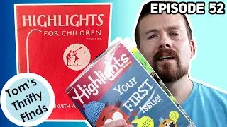 Dad subscribed me to Highlights Magazine and it's great - Tom's Thrifty Finds #52