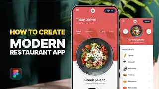 Prototyping a Restaurant App in Figma: Slide and Swipe Effects