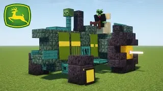 Minecraft John Deere 4020 Diesel Tractor Tutorial