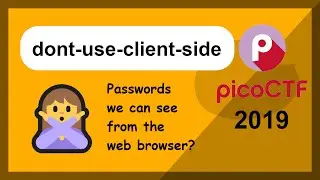 picoCTF 2019 - Web App - dont-use-client-side