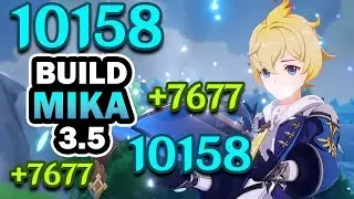 ❄️💖 LA MEJOR GUÍA Y BUILD COMPLETA F2P: MIKA SUB DPS | GENSHIN IMPACT 3.5 |