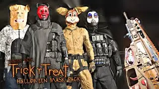 TRACER PACK: TRICK ‘R TREAT HALLOWEEN MASK PACK BUNDLE - FULL SHOWCASE - COD MW3 X TRICK ‘R TREAT