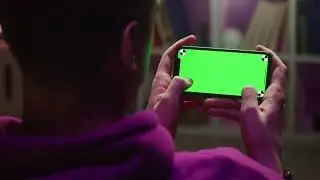 Mobile Phone | Green Screen | Gaming | Horizontal | Scree | Stock Video Footage 4K [ No Copyright ]