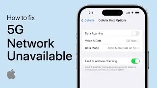 How To Fix 5G Network Not Working on iPhone