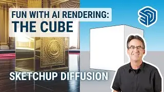 AI ART: Can SketchUp Diffusion Turn A CUBE into Anything?