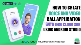 How to create Voice and Video call app using ZEGOCLOUD Live Streaming API in Android Studio 🔥