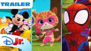 Disney Jr. Lets Play Trailer | Bluey, Mickey Mouse, Spidey, SuperKitties and MORE | @disneyjunior