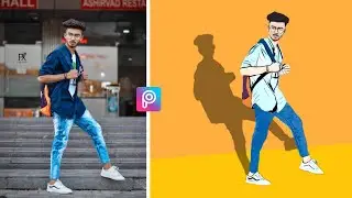 Picsart Cartoon Effect - Picsart Vector Art - Cartoon Portrait editing tutorial - Picsart editing