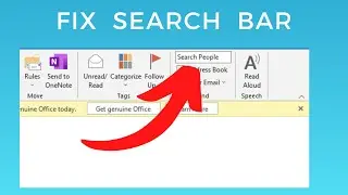 How to fix Search Bar Missing in Outlook