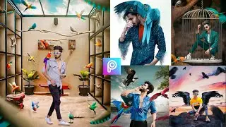 PicsArt Creative Birds Photo Editing | PicsArt Amazing Photo Editing Tutorial- Karan Golani