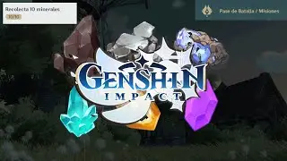 Misión Diaria - Recolecta 10 minerales [Pase de Batalla] Genshin Impact