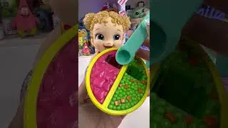 1996 Hasbro Choosy Baby All Gone Food Bowl and Spoon 