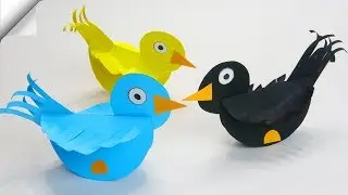 DIY paper toys | Easy paper birds